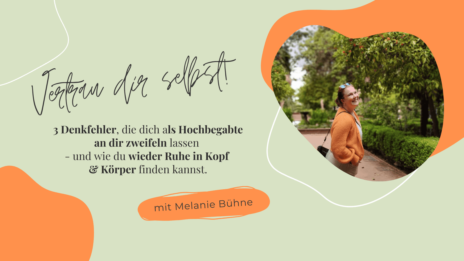 Titelbild Webinar Vertrau dir selbst